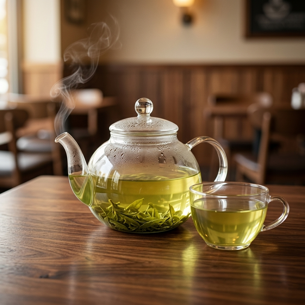 Green Tea Pot